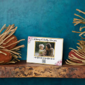 Plaque Photo Code QR d'art Soundwave - Enregistrement vocal per (Côté)