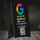 Plaque Photo Code Qr personnalisé simple Google Review Black<br><div class="desc">Une simple plaque noire personnalisée pour être unique une opportunité intelligente pour vous de demander à vos clients de laisser un avis Cinq étoiles pour votre boutique sur Google. Ajoutez vos détails, Tout le style de texte, les couleurs, Boost Your Google Présence en ligne Améliorez votre réputation en ligne et...</div>