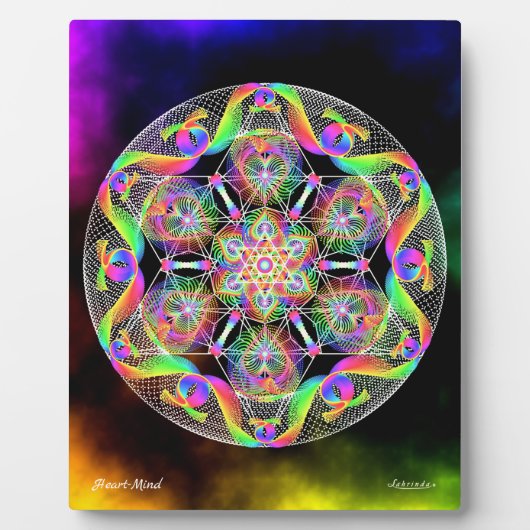 Plaque Photo Coeur (Devant)