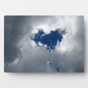 Plaque Photo Coeur céleste