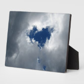 Plaque Photo Coeur céleste (Côté)