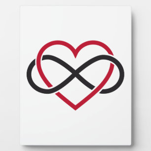 Plaque Photo Coeur infini, amour sans fin