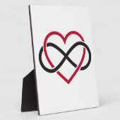 Plaque Photo Coeur infini, amour sans fin (Côté)