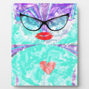 Plaque Photo Coeur parfait