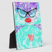 Plaque Photo Coeur parfait (Côté)