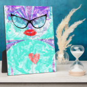 Plaque Photo Coeur parfait (Côté)