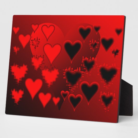 Plaque Photo Coeurs (Côté)