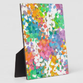 Plaque Photo Coeurs Pastel Confetti (Côté)