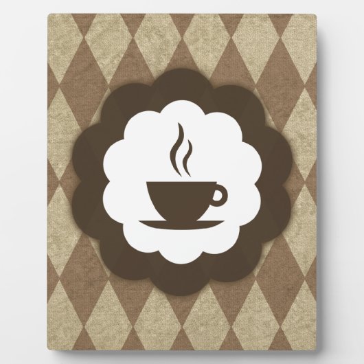 Plaque Photo coffee (Devant)