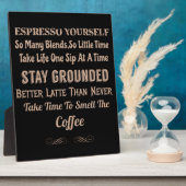 Plaque Photo Coffeologie Coffre de café (Côté)