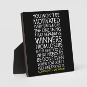 Plaque Photo Cohérence/motivation (Recto)
