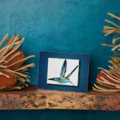 Plaque Photo Colibri bleu (Côté)
