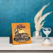 Plaque Photo Colisée Rome Conception Vintage (Insitu)