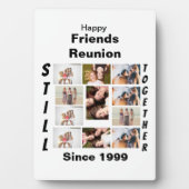 Plaque Photo Collage d'amis personnalisés 11 Photo Collage (Devant)