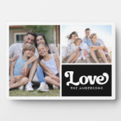 Plaque Photo Collage de photos | Amour (Devant)