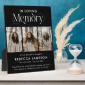 Plaque Photo Collage de photos commémoratives 'En souvenir affe (Côté)