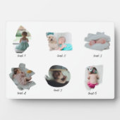 Plaque Photo Collage de photos de bébé moderne  (Devant)