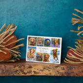 Plaque Photo Collage de photos de chien (Côté)