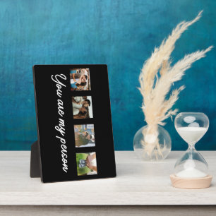 Plaque Photo Collage de photos de couple de mariage Anniversair