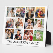 Plaque Photo Collage de photos de famille (Côté)