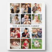 Plaque Photo Collage de photos de famille (Devant)