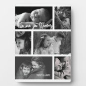 Plaque Photo Collage de photos de maman 6 (Devant)