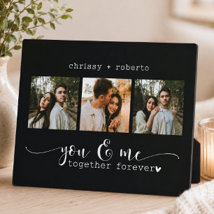 Plaque Photo Collage de photos de script minimaliste moderne no