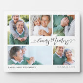 Plaque Photo Collage de photos de souvenir de mémoire aimante M (Devant)