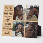 Plaque Photo Collage de photos du Cheval Memorial (Côté)