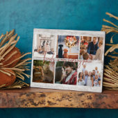 Plaque Photo Collage de photos familiales AgritourismeTypograph (Côté)