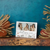Plaque Photo Collage de photos florales Best Mom Ever Keepsaké (Côté)
