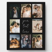Plaque Photo Collage de photos personnalisé Photo Famille (Devant)