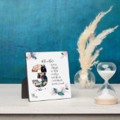 Plaque Photo Collage de photos personnalisé Script Love Couple  (Insitu)