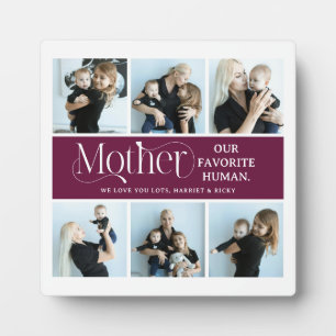 Plaque Photo Collage de photos sentimental Cadeau pour maman