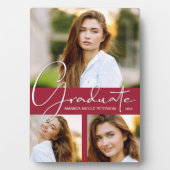 Plaque Photo Collage de photos sur Crimson (Devant)