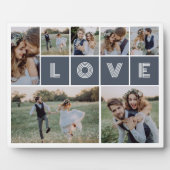 Plaque Photo Collage Multi Photo Couple Amour (Devant)