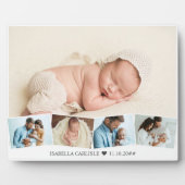 Plaque Photo Collage photo bébé avec Zigzag Picture Strip (Devant)