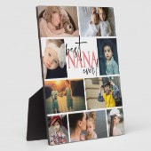 Plaque Photo Collage photo Best Nana Ever (Côté)