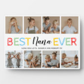 Plaque Photo Collage photo Best Nana Ever 8 (Devant)