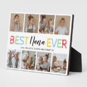Plaque Photo Collage photo Best Nana Ever 8 (Côté)
