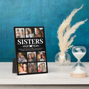 Plaque Photo Collage photo branché Black Sister