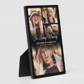 Plaque Photo Collage photo commémoratif (Côté)