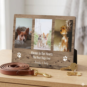 Plaque Photo Collage photo commémoratif de perte d'animal de co