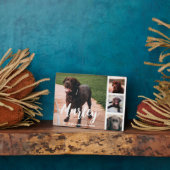 Plaque Photo Collage photo Customisé de perte d'animal de compa (Côté)