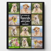 Plaque Photo Collage photo de 11 [photos] pour un mémorial d'un (Devant)