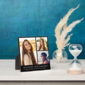 Plaque Photo Collage photo de 3e année noir (Insitu)