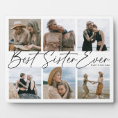 Plaque Photo Collage photo de 'Best Sister Ever' (Devant)