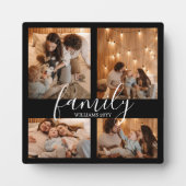 Plaque Photo Collage photo de conservation de la famille modern (Devant)