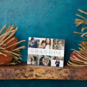 Plaque Photo Collage photo de grand-père sur mesure (Côté)