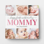 Plaque Photo Collage photo de la fête des mères (Devant)
